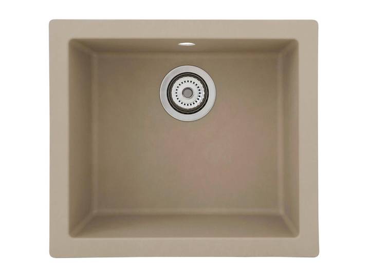 Respekta Spüle Ohio, Beige, Kunststoff, Glas, Stein, 50x19x44 cm, Küchen, Küchenausstattung, Küchenspülen, Granitspüle