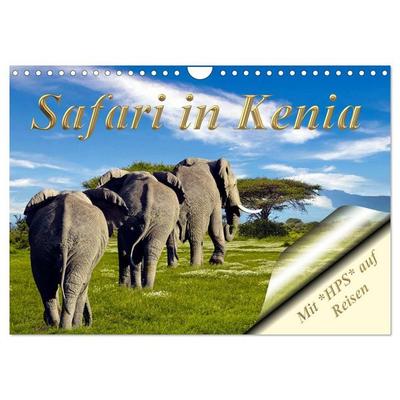 Safari in Kenia (Wandkalender 2026 DIN A4 quer), CALVENDO Monatskalender