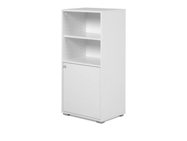 Furn.Design Standregal Fidan, Regalschrank in Weiß, modernes Design