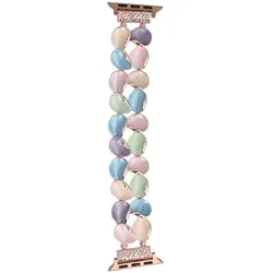 Neue Armbanduhr GlacierX Gleam Petals Stretch Bracelet Cotton Candy für Apple Watch 38/40/41mm Pastell