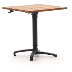 Bellagio Canzo Klapptisch 70x70x75/110cm verstelbaar