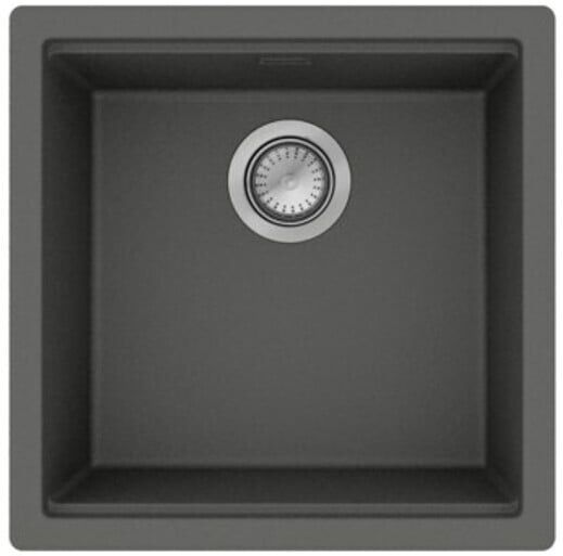 Hansgrohe Unterbauspüle S53 SilicaTec, 436x436mm, steingrau (43457290)