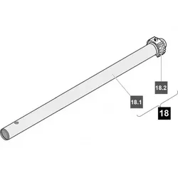 18. Schubrohr komplett twist 200 EL