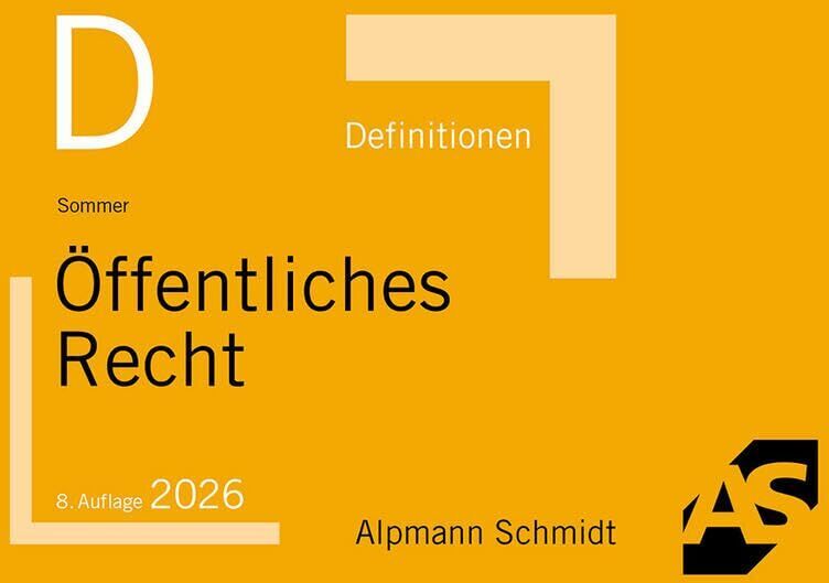 Christian Sommer - Definitionen Öffentliches Recht - Preis vom 30.09.2026 09:01:18 h