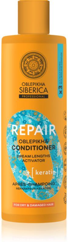 Natura Siberica Oblepikha Siberica Repair après-shampoing régénérant pour cheveux secs et abîmés 400 ml