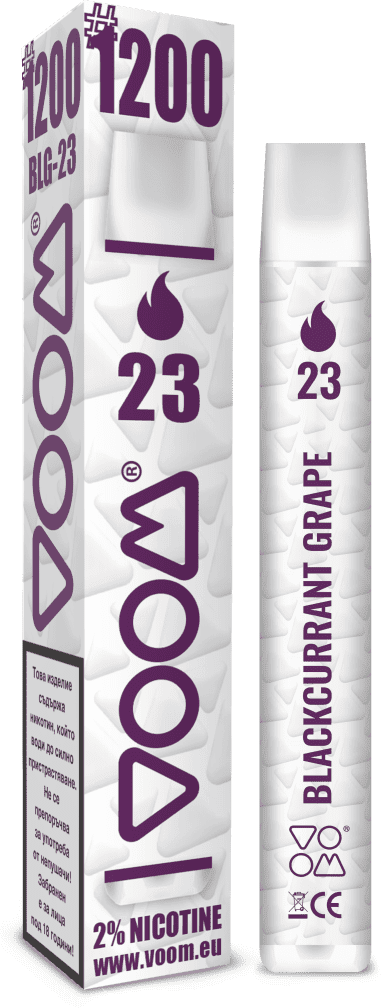 VOOM #1200 23 Blackcurrant Grape - 2% nicotine - 1  single unit