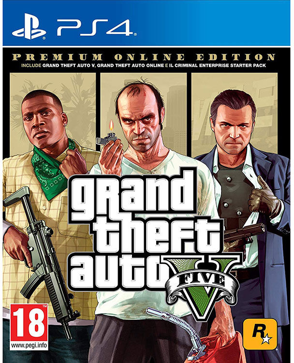 INFOCAPITAL JOGO PS4 GRAND THEFT AUTO V COMPLETE EDITION