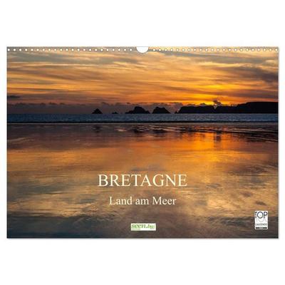 Bretagne - Land am Meer (Wandkalender 2027 DIN A3 quer), CALVENDO Monatskalender