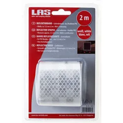 LAS Reflektorband 2 m, Weiß