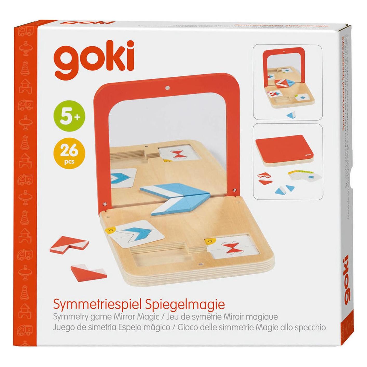 Goki Symmetriespiel Spiegelmagie 26 Teile (Deutsch) (56296)