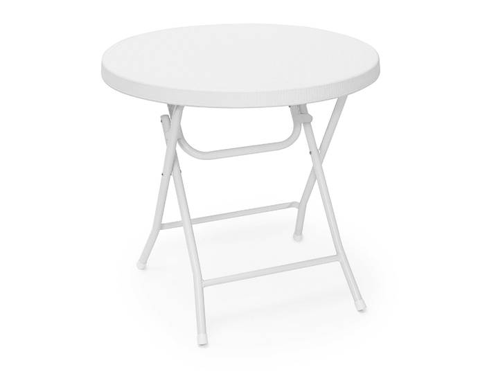 Gartentisch klappbar BASTIAN Weiss