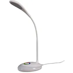 Globo LED-Tischleuchte Minea Kunststoff Weiß