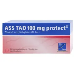 ASS TAD 100 mg protect magensaftresistente Filmtabletten 100 St
