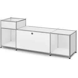 Tchibo - Lowboard Metall »Cn3« mit Klappenfach - 154x40x59,2cm - chrom -