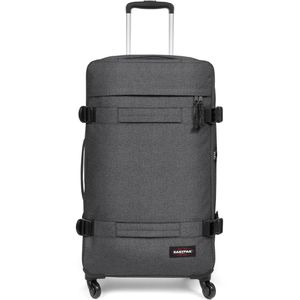 Eastpak Koffer Transit'R 4 M Black Denim, dunkelgrau, Weichschale, 4 Rollen, 68 Liter, 39 x 70 x 28cm