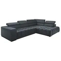 Exxpo by Gala Ecksofa mit Funktion Elias Stoff Anthracite