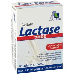 Lactase 7000 Fcc Tabletten Im Spender 80 ST