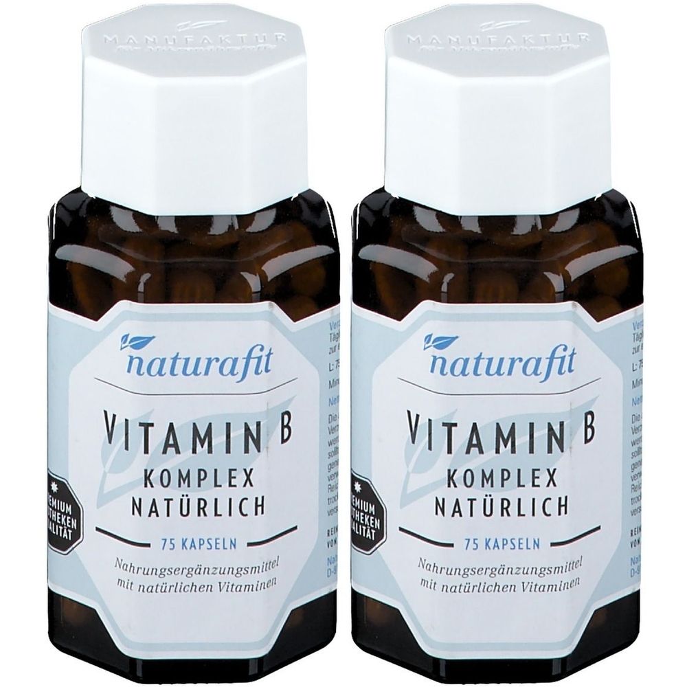 Naturafit Vitamin B Komplex natürlich Kapseln 2x 2x75 St