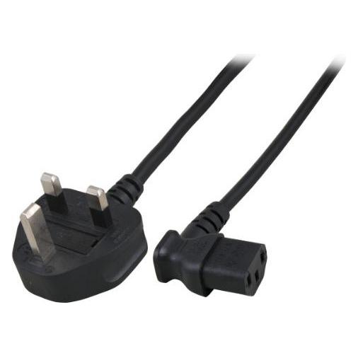EFB Elektronik Netzleitung UK BS1363A-C13 90°.² (3 m) (EK460.1,8)