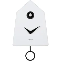 Karlsson, Wanduhr, Wall clock Grafico Cuckoo white