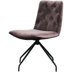 DREHSTUHL NEW CHARME Rosé Velvet (1er-Set)
