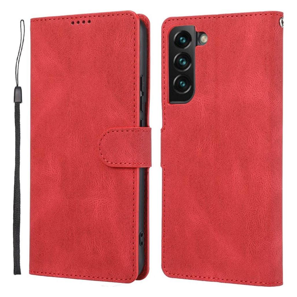 Cover-Discount Galaxy S23+ - Leder Etui Hülle rot (Samsung Galaxy S23+) (660118031C)