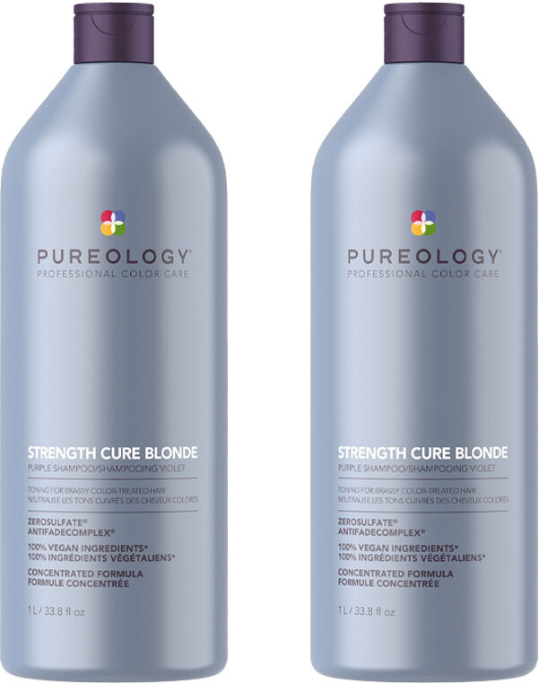 Pureology Strength Cure Blonde Shampoo 1000ml Double Worth £158