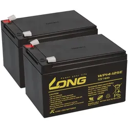 Kung Long WP14-12SE Akku-Satz 24V 14Ah für 24V Rasenroboter – 2x 12V AGM