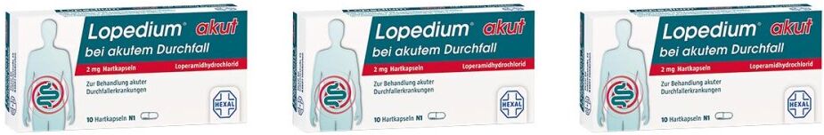 Lopedium® akut bei akutem Durchfall 2 mg Hartkapseln
