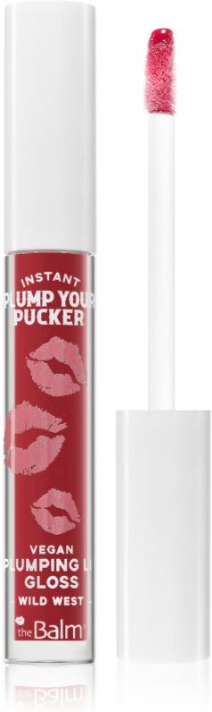 theBalm Plump Your Pucker Lip Gloss plumping lip gloss shade Wild West 2.7 ml
