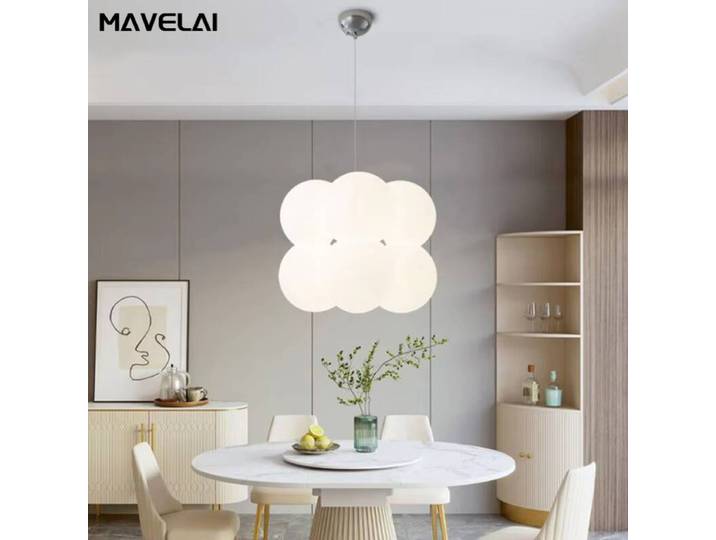 Nuage créatif pendentif LED lumières nordique hôtel Restaurant chambre chambre chambre d'enfants plafonnier moderne maison éclairage intérieur lampes