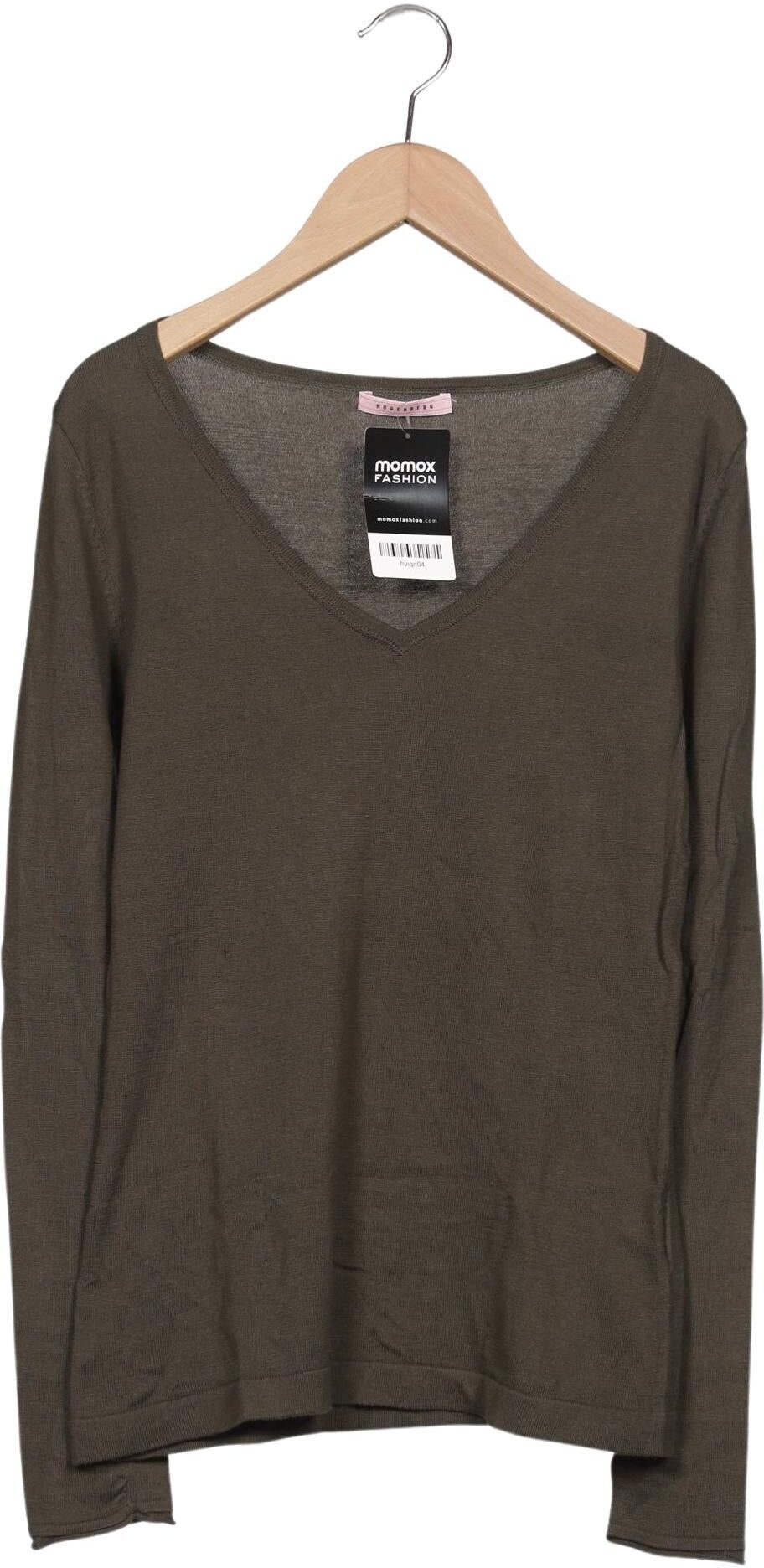 Hugenberg Damen Pullover, Grün, Gr. S, Baumwolle - Second Hand