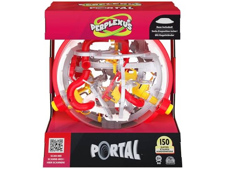 Perplexus Portal - 3D-puzzel baldoolhof fidget-speeltjes reisspellen puzzels fidget-bal met 150 obstakels