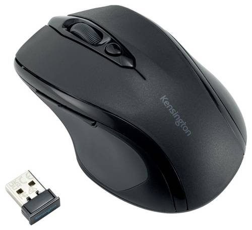 Kensington Maus Kabellos Optisch Schwarz 6 Tasten 800 dpi, 1200 dpi, 1600 dpi