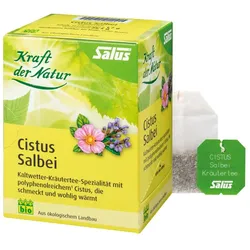Salus Cistus Salbei Kräutertee Kraft der Natur  15 St Filterbeutel