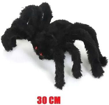 Inspire Essentials Giant Plush Halloween Spider Decoration 1