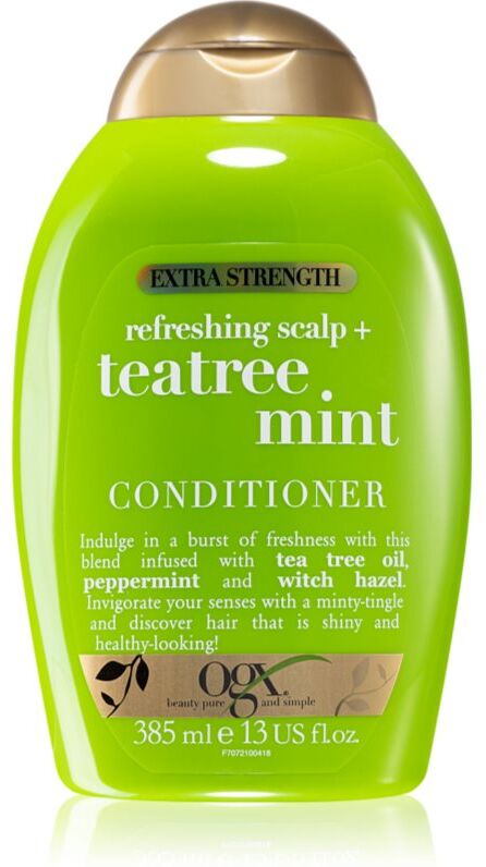 OGX Teatree Mint Extra Strenght conditionneur rafraîchissant 385 ml