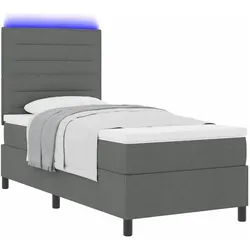 vidaXL, Boxspringbett, Lamisor (Linien-Design) (100 x 200 cm)