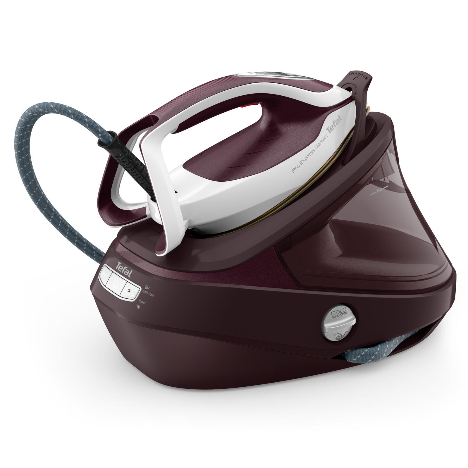 Tefal® Tefal Pro Express Ultimate II GV9721E0 Dampfbügelstation - Rot, Weiß