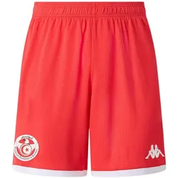 Kappa, Herren, Sporthose, Shorts Tunesien Kombat Ryder Pro 2025/26 (M), Rot, Weiss