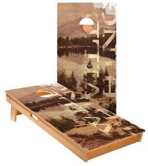 Skip's Garage Wild Thing Landscape Cornhole Boards