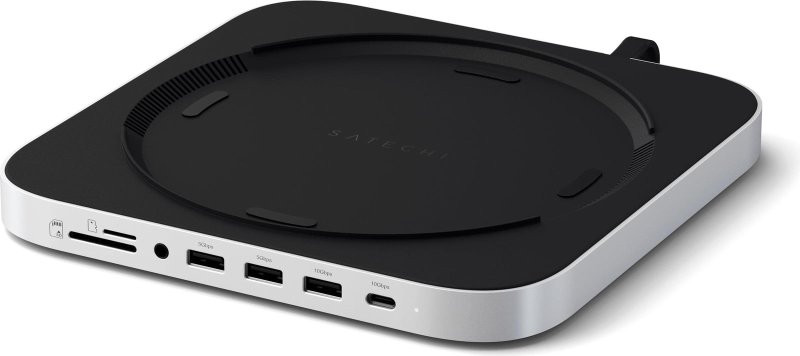 Satechi Stand Hub voor Mac Mini en Mac Studio met SSD-slot - Grijs