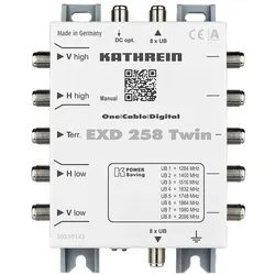 Kathrein EXD 258 Twin (Multischalter), SAT Zubehör