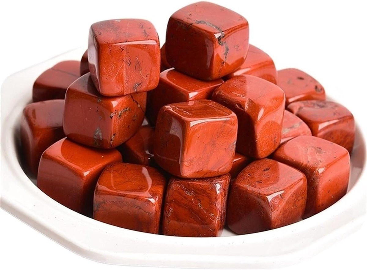 Robijn Kristal Grind Decoratieve Steen voor Aromatherapie en Meditatie - Rood - 80g