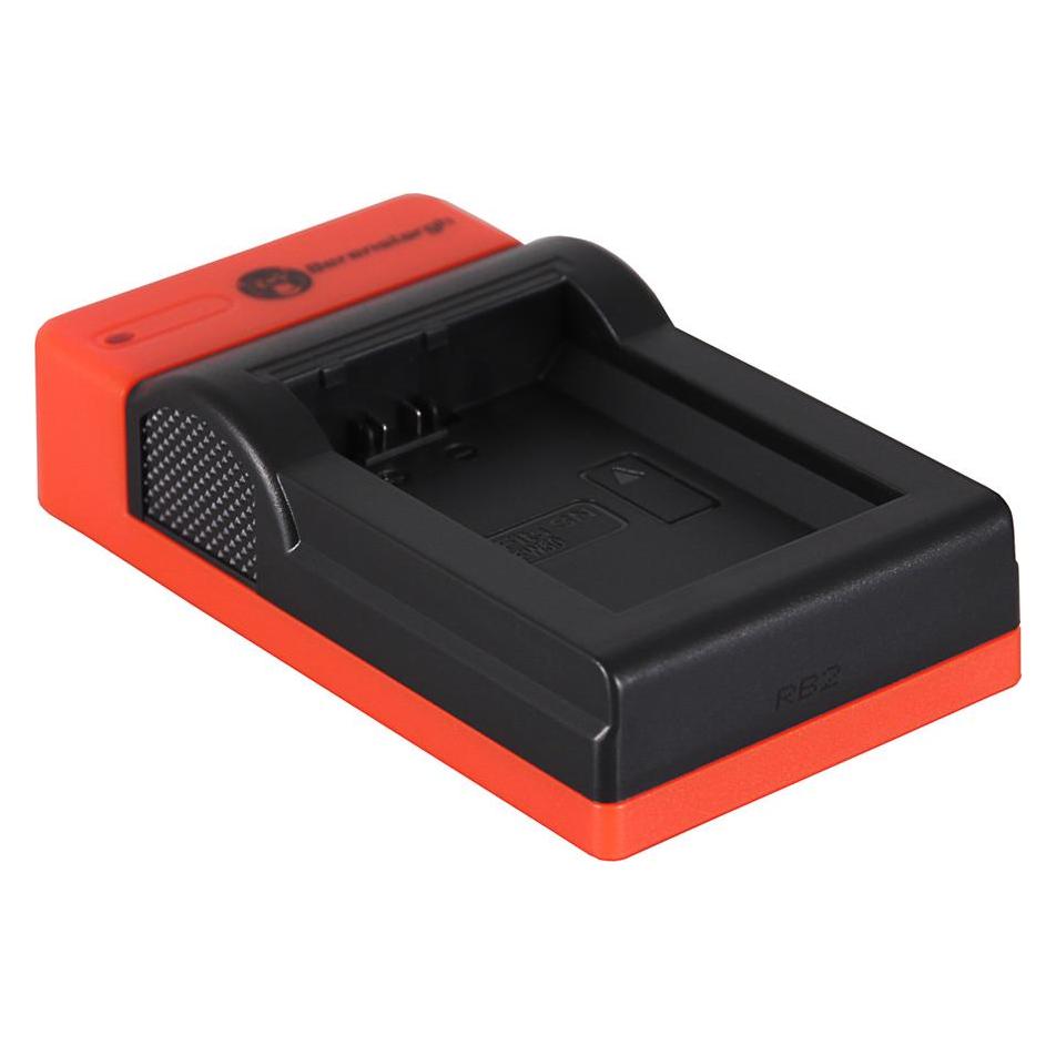 Berenstargh Slim USB Ladegerät mit USB-C Input für Sony NP-FW50 NEX.3 NEX.3C NEX.5 NEX.5A RX1R III D (Kamera Akku Ladegerät) (61064442)
