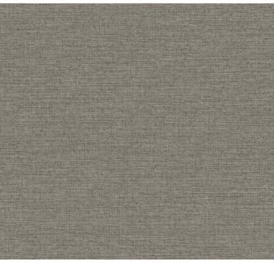 York Wallcoverings Terrene Charcoal Faux Linen Wallpaper - 324 x 27