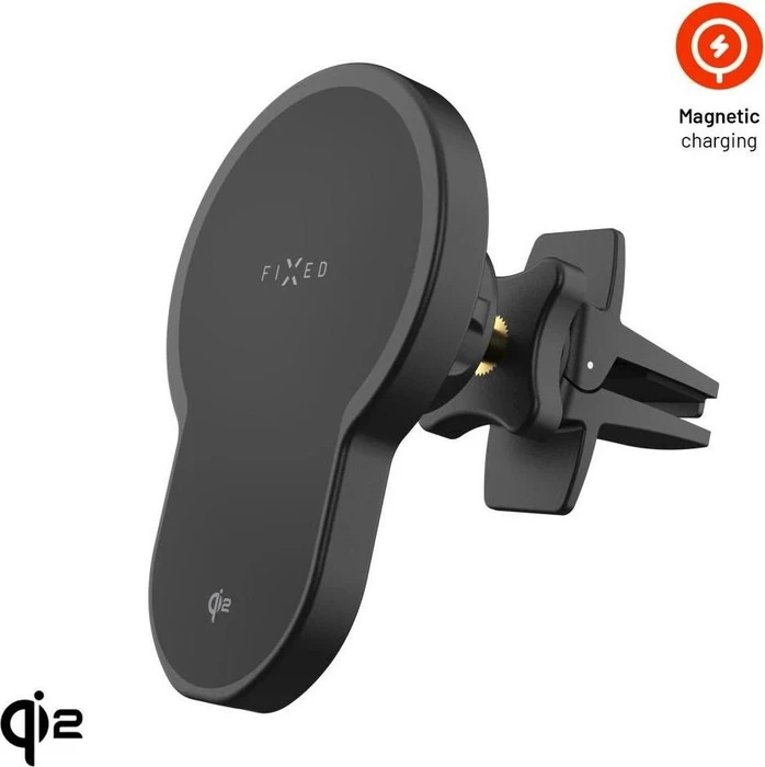 FIXED MagClick2 mit MagSafe Qi2-Unterstützung zur Befestigung, 15 W, schwarz