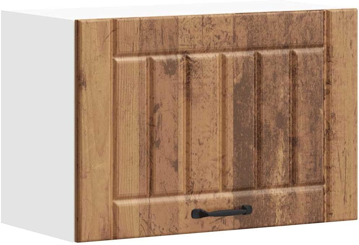 Keuken Wandkast Lucca - Houten Wandkast met Deuren voor in de Keuken