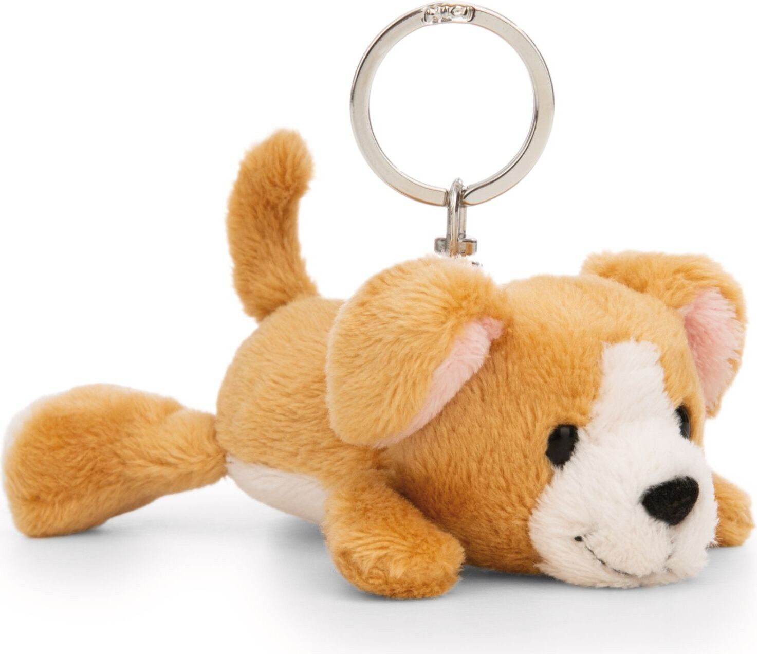 NICI sleutelhanger hond bruin 10 cm