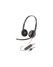 Poly Blackwire C3225 3200 Series Headset On-Ear kabelgebunden USB 3,5 mm Stecker Geräuschisolierung (209747-201)